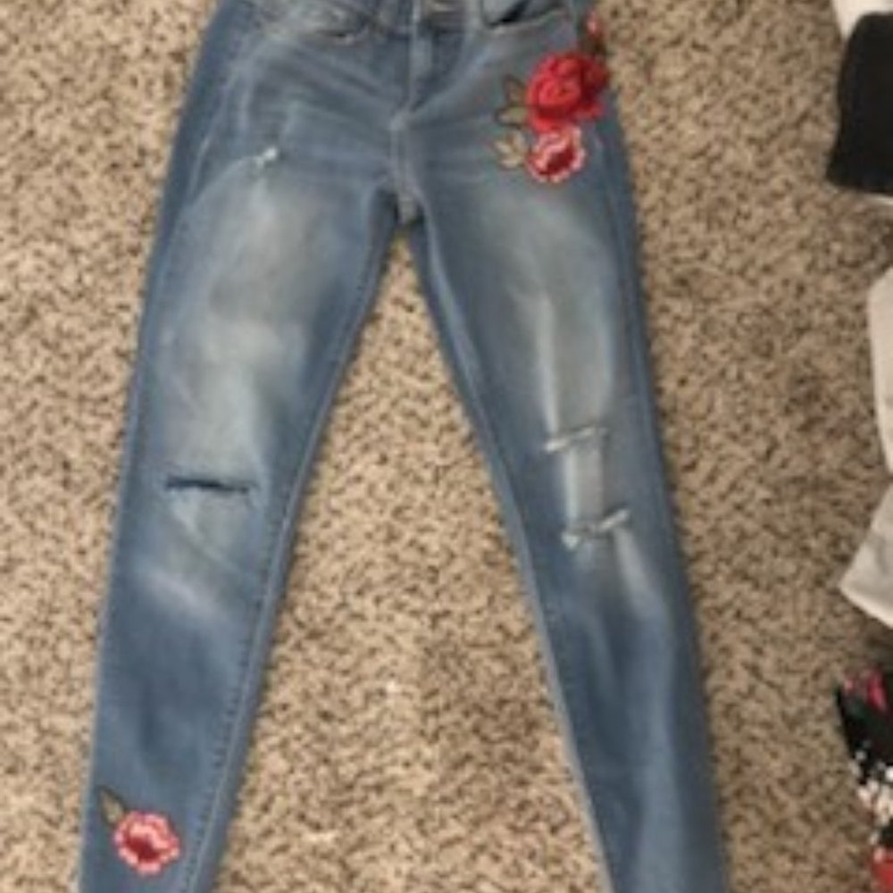Floral Jeans